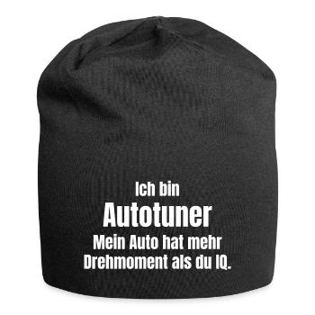 Tuning - Jersey-Beanie - Schwarz - Vorne