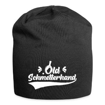Tischtennisschläger Tischtennis lustiger Spruch - Jersey-Beanie - Schwarz - Vorne