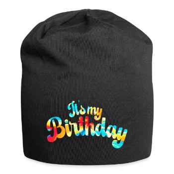 Célébrer Anniversaire Femme Tie Dye - Bonnet en jersey - noir - Devant