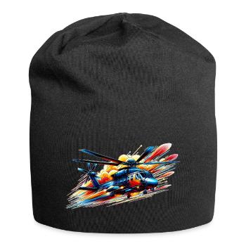 Hélicoptère - Color Splash - Bonnet en jersey - noir - Devant