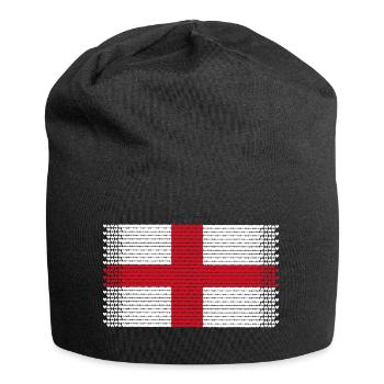 heart england london love english english english flavour - Jersey Beanie - black - Front