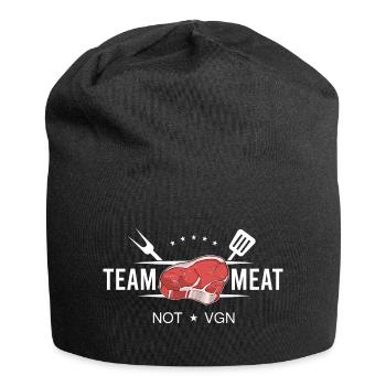 Team Meat Grilling Griller Meat Eater Steak - Jersey Beanie - black - Front