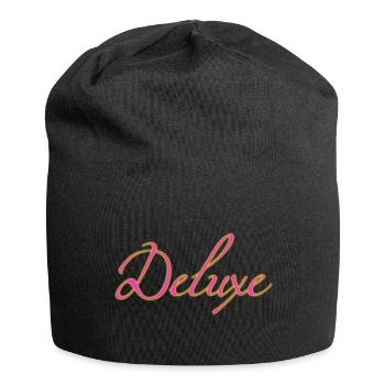 deluxe Deluxe - Jersey-Beanie - Schwarz - Vorne