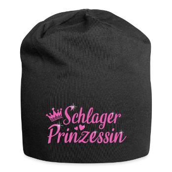 Schlager Prinzessin Schlager Party - Jersey-Beanie - Schwarz - Vorne
