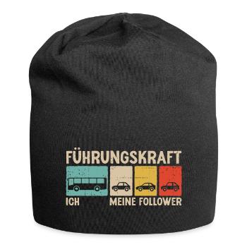Busfahrer Linienbus Führungskraft Follower Bus - Jersey-Beanie - Schwarz - Vorne