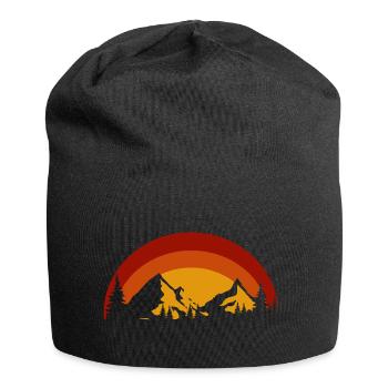 Mountains - Jersey Beanie - black - Front