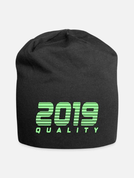 2019 quality | Farbe änderbar - Jersey-Beanie - Schwarz
