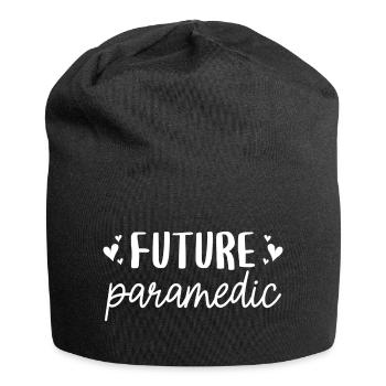 Future Certified Sanmedic Geschenk - Jersey-Beanie - Schwarz - Vorne