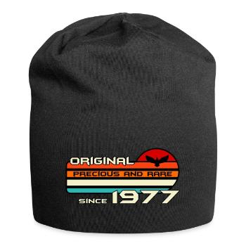 original 1977 birthday 45 years 45th anniversary - Jersey Beanie - black - Front