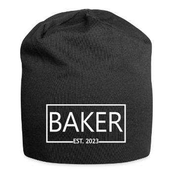 Baker Est. 2023 Abschluss Konditorei Backen Student - Jersey-Beanie - Schwarz - Vorne