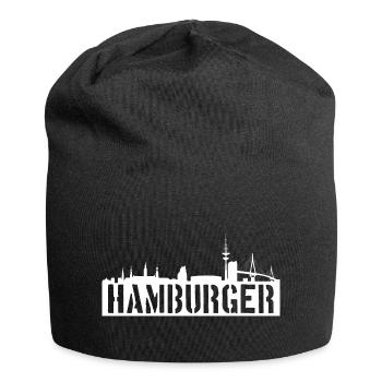 HAMBURGER HAMBURG SKYLINE - Jersey-Beanie - Schwarz - Vorne