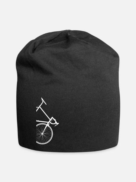 Rennrad Minimal Side Design - Jersey-Beanie - Schwarz