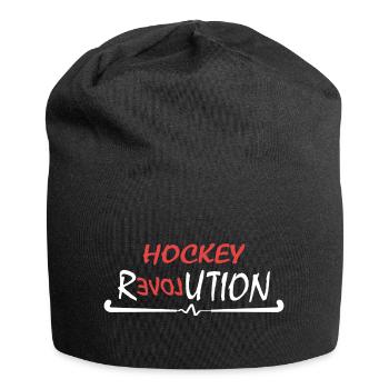 feldhockey hockey hockey hockey hockey-love hockey - Bonnet en jersey - noir - Devant