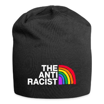 colorful freedom lgbt human rights color antiracist - Jersey Beanie - black - Front