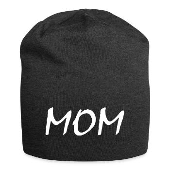 Mom - Jersey-Beanie - Anthrazit - Vorne