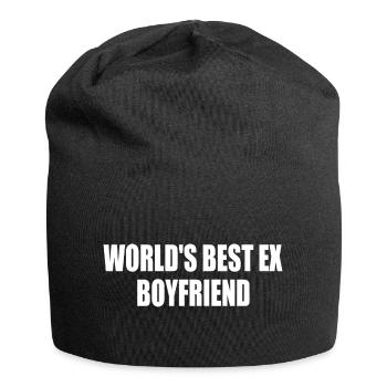 worlds best ex boyfriend - Jersey Beanie - black - Front