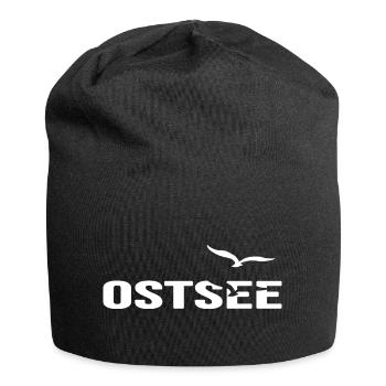 ostsee strandfeeling sommer-vibes rügen moin moin - Bonnet en jersey - noir - Devant