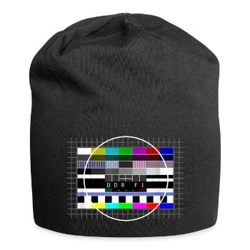 GDR test picture Retro Ostalgie 80s - Jersey Beanie - black - Front