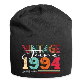 Vintage June 1994 28th birthday Men 28 years - Jersey Beanie - black - Front