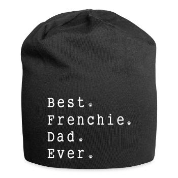 Frenchie Dad - French Bulldog - Jersey Beanie - black - Front