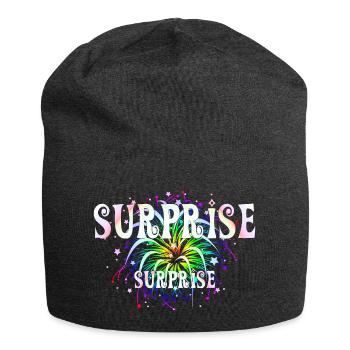 Surprise... Surprise - Jersey Beanie - charcoal grey - Front
