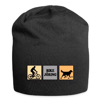 bikejoring zughundesport bikejöring hundesport - Jersey Beanie - black - Front