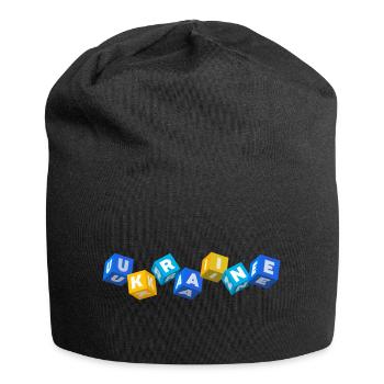 ukraine slava ukraini selenskyj antiwar - Jersey-Beanie - Schwarz - Vorne