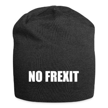 Kein Frexit - Jersey-Beanie - Anthrazit - Vorne