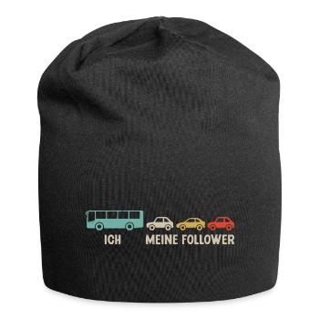 Busfahrer Linienbus Meine Follower Bus - Jersey-Beanie - Schwarz - Vorne