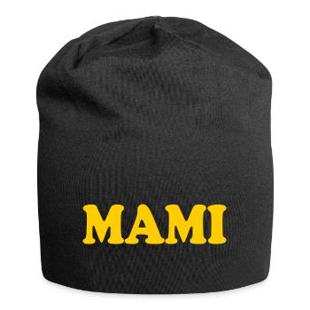 Mami - Jersey-Beanie - Schwarz - Vorne