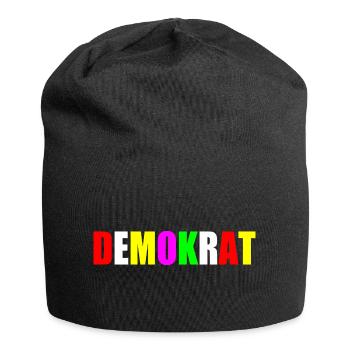 Demokrat - Jersey-Beanie - Schwarz - Vorne