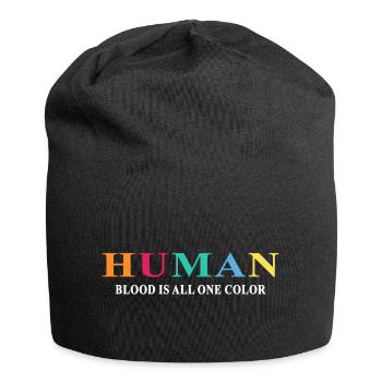 liberté colorée lgbt droits de l’homme journée colorée - Bonnet en jersey - noir - Devant