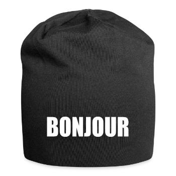 Bonjour - Bonnet en jersey - noir - Devant