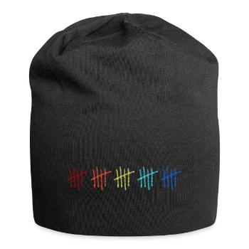25. geburtstag jubiläum 25 jahre fünfundzwanzig - Jersey-Beanie - Schwarz - Vorne
