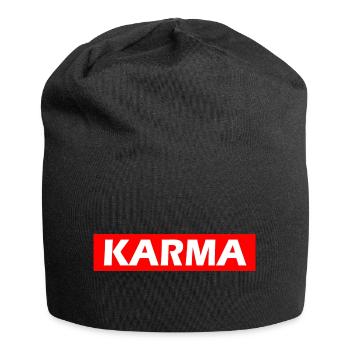Karma - Jersey-Beanie - Schwarz - Vorne