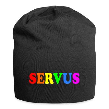 Servus - Jersey-Beanie - Schwarz - Vorne
