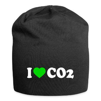 I love co2 - Bonnet en jersey - noir - Devant
