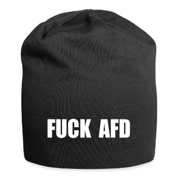 Fuck afd - Jersey Beanie - black - Front