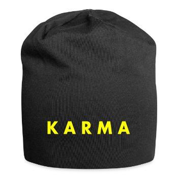 Karma - Bonnet en jersey - noir - Devant