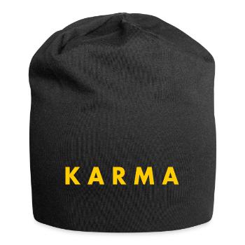 Karma - Jersey-Beanie - Schwarz - Vorne