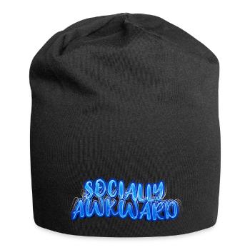 Socially Awkward - Jersey-Beanie - Schwarz - Vorne