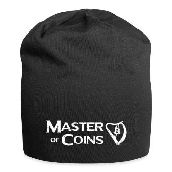 Kryptowährung Finanzen Master Bitcoin Fantasy - Jersey-Beanie - Schwarz - Vorne