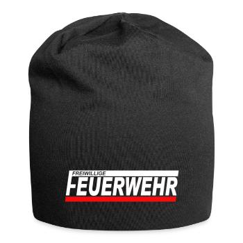 FEUERWEHR modern - Freiwillige Feuerwehr FW32 - Jersey-Beanie - Schwarz - Vorne