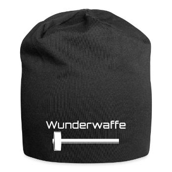 Wunderwaffe Vorschlaghammer für handwerker - Jersey-Beanie - Schwarz - Vorne
