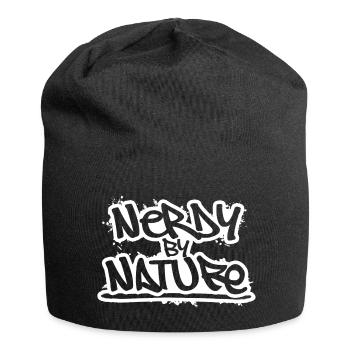 Nerdy by Nature - Jersey-Beanie - Schwarz - Vorne