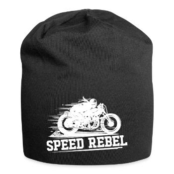 MOTORCYCLE BIKER SPEED REBEL - Jersey Beanie - black - Front
