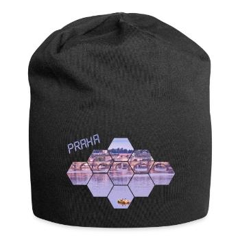 prag praha Prag Czech - Jersey-Beanie - Schwarz - Vorne