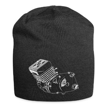 Simson S51 Motor M54 - M541 - DDR - Jersey-Beanie - Anthrazit - Vorne