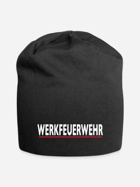 FEUERWEHR Werkfeuerwehr - FW14 - Jersey-Beanie - Schwarz