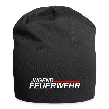 FEUERWEHR Modern - Jugend Feuerwehr FW11 - Jersey-Beanie - Schwarz - Vorne